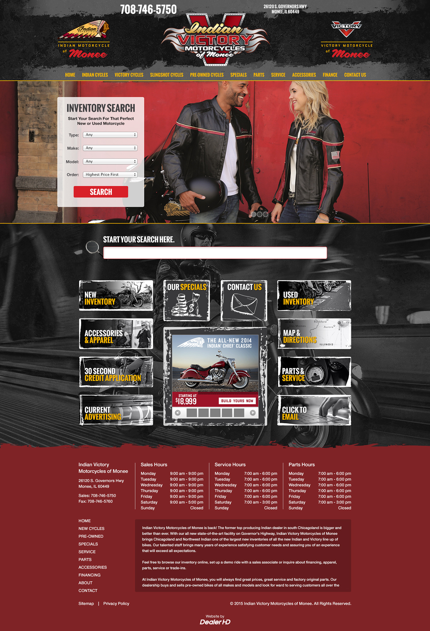 Indian Motorcycles Victory Motorcycles photoshop automotive   dealership Website Design