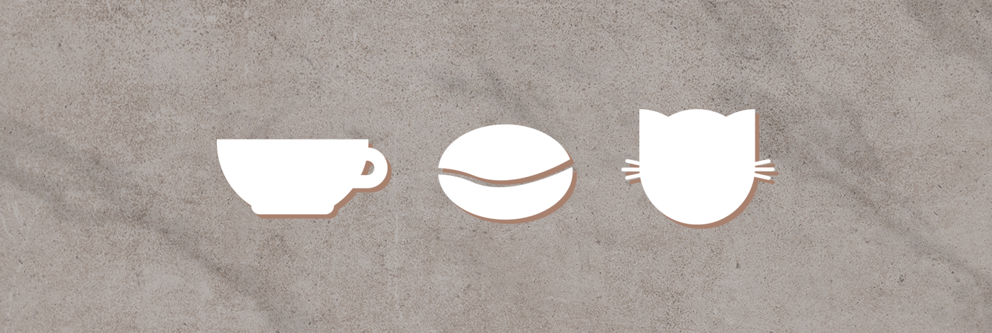 Coffee design branding  marca uxui Logotype Logotipo cafe Cat brand