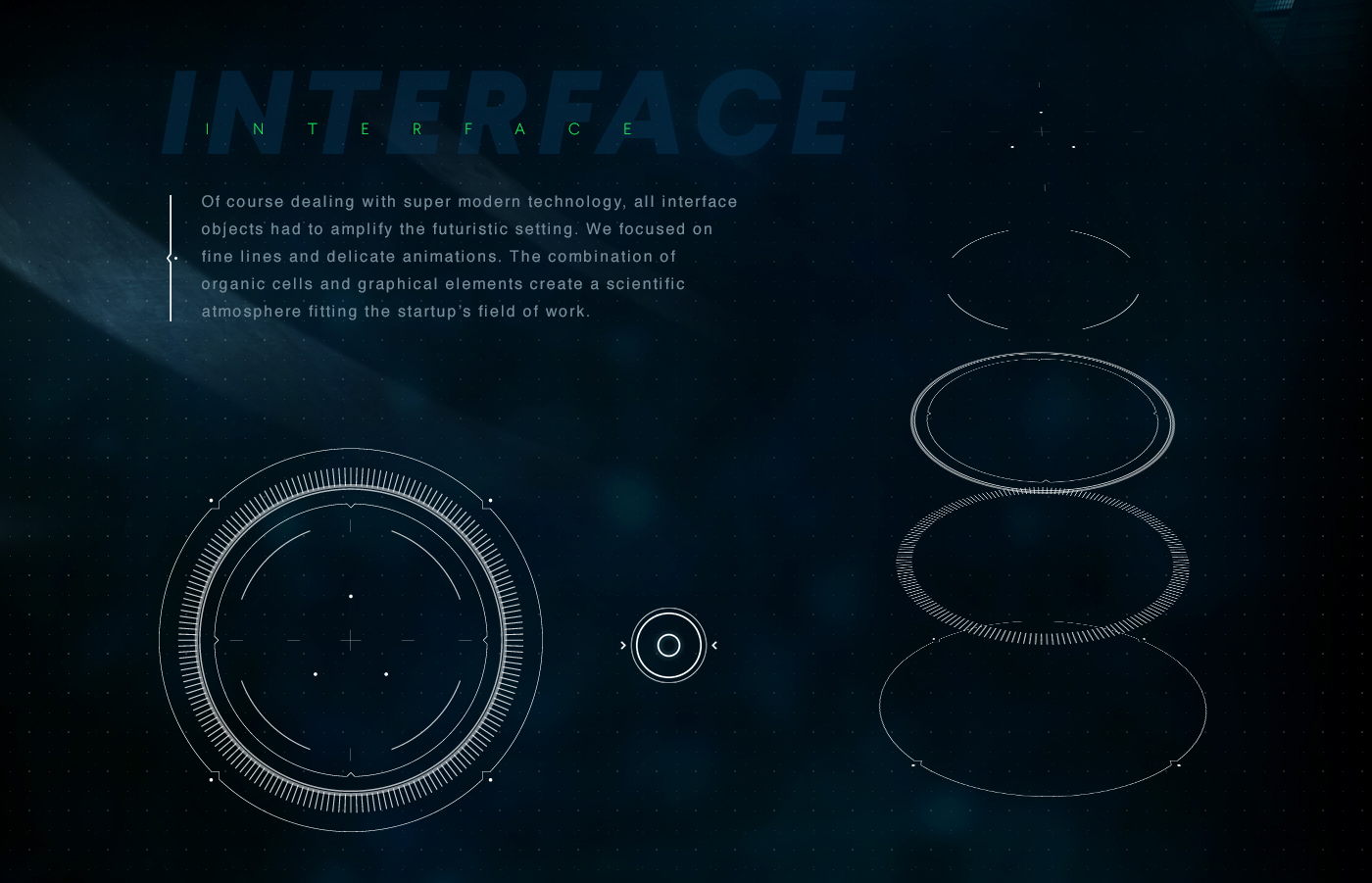 app future Interface GUI Experience organic Cell modern Space 