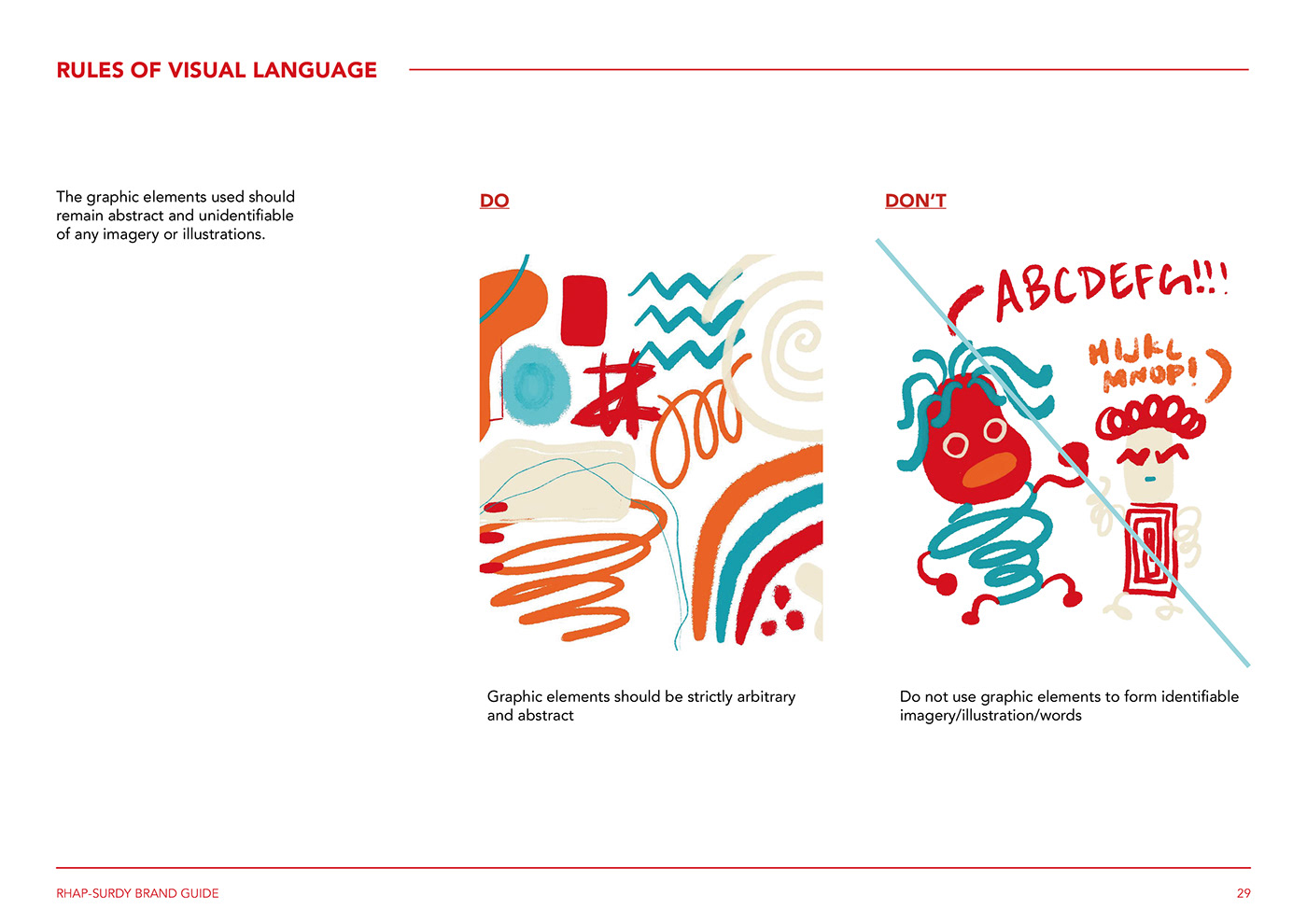 abstract art Brand Guideline brand identity branding  ILLUSTRATION  rants logo Logo Design