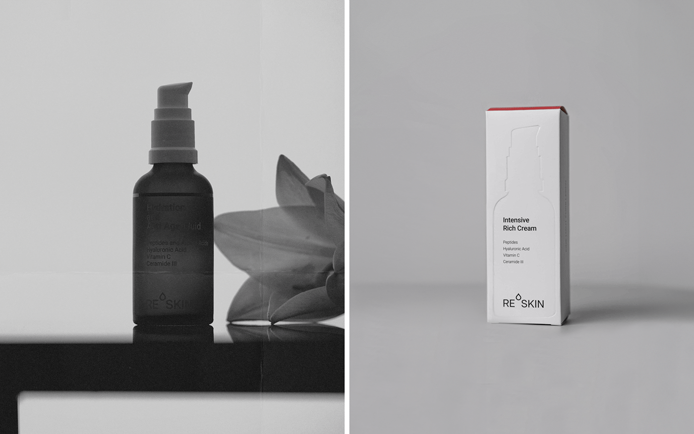 Packaging box design for a skincare cosmetics