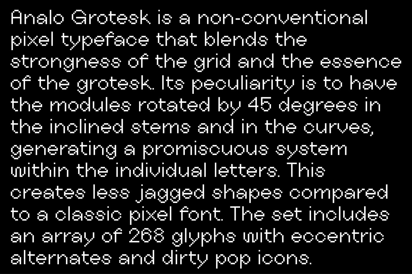 2s analogrotesk duestudio graphicdesign grotesk modular pixelfont type typedesign Typeface