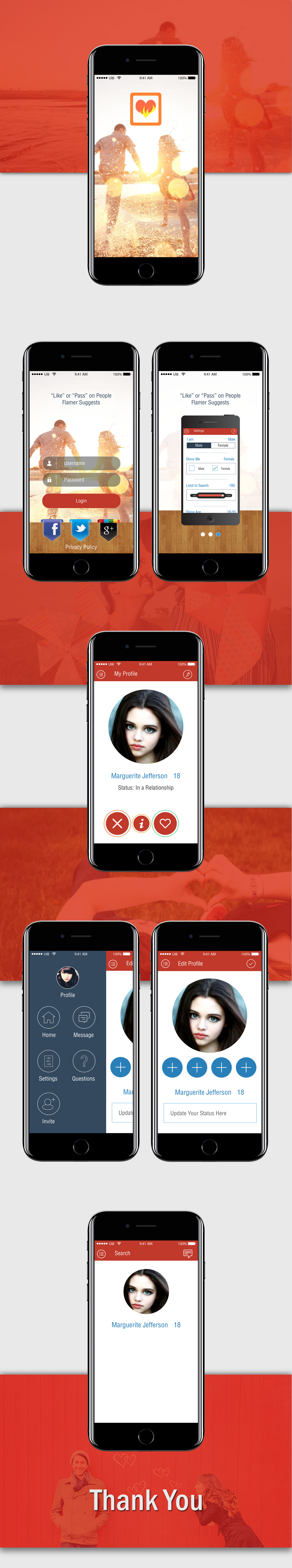 android ios UI design ux mobile application messaging