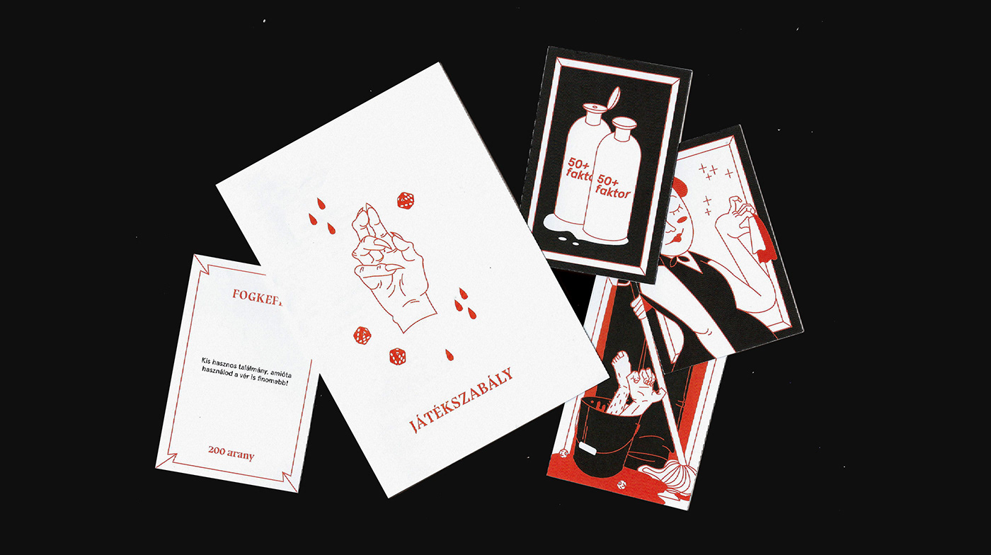 board game Character design  design Digital Art  fantasy graphic design  Packaging product design  rpg vampire