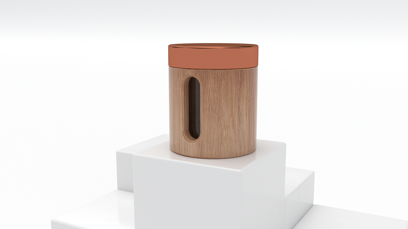 tie box wooden wood copper naturel product industrial design art