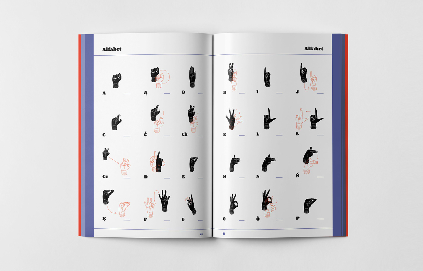 deaf sign sign language language textbook Handbook motion graphic gif ILLUSTRATION  Polish sign language język migowy hand hands