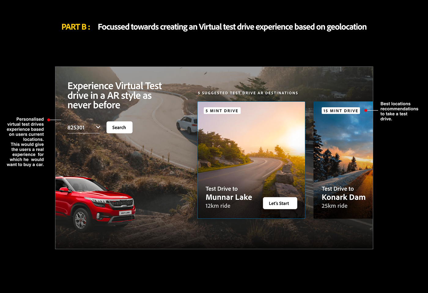 AR/VR auto buying automobile Interaction design  purchase User Experience Design ux vr