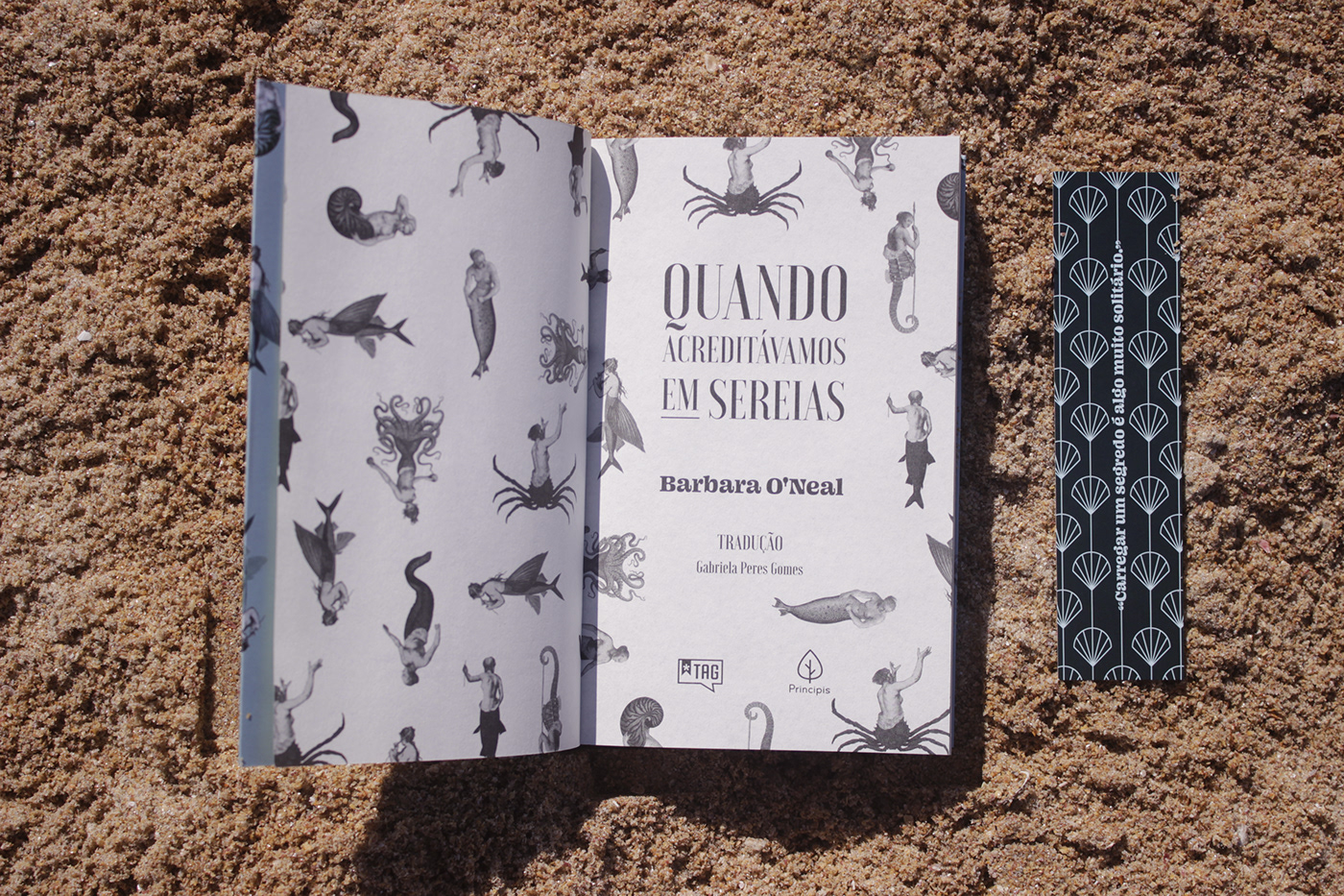 Cover Book mermaid editorial collage book book design sea