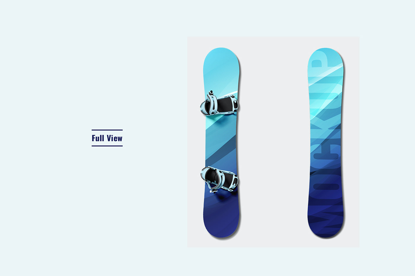 athletic design Mockup photoshop product Skating snowboard template