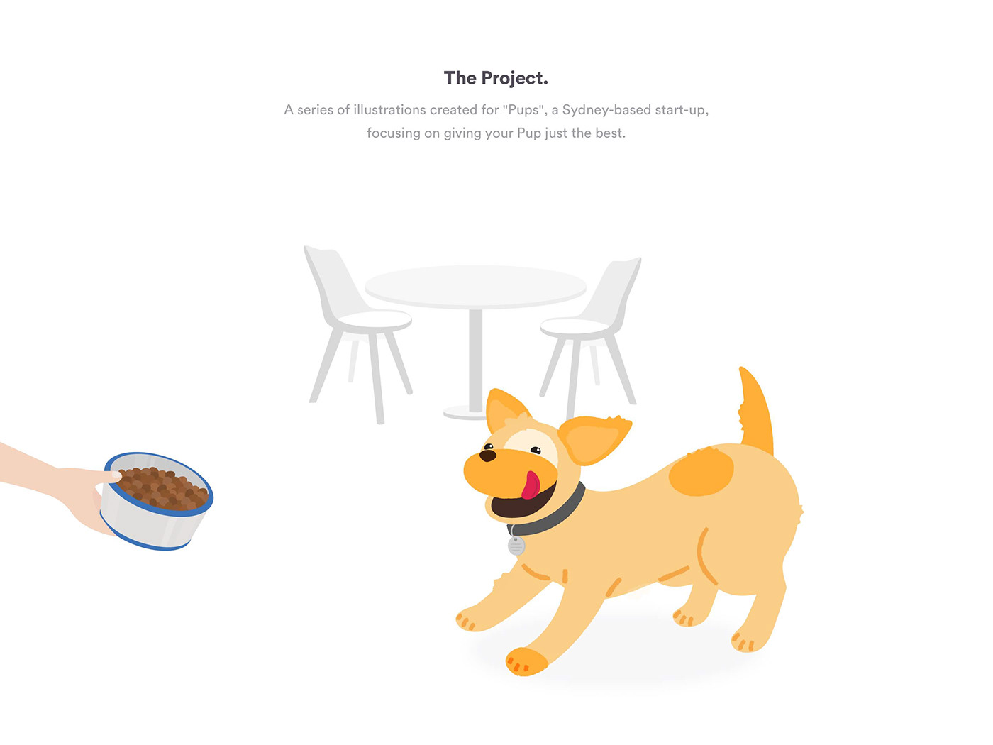 Character vector dog puppies Character design  ILLUSTRATION  Drawing  Startup startup illustration