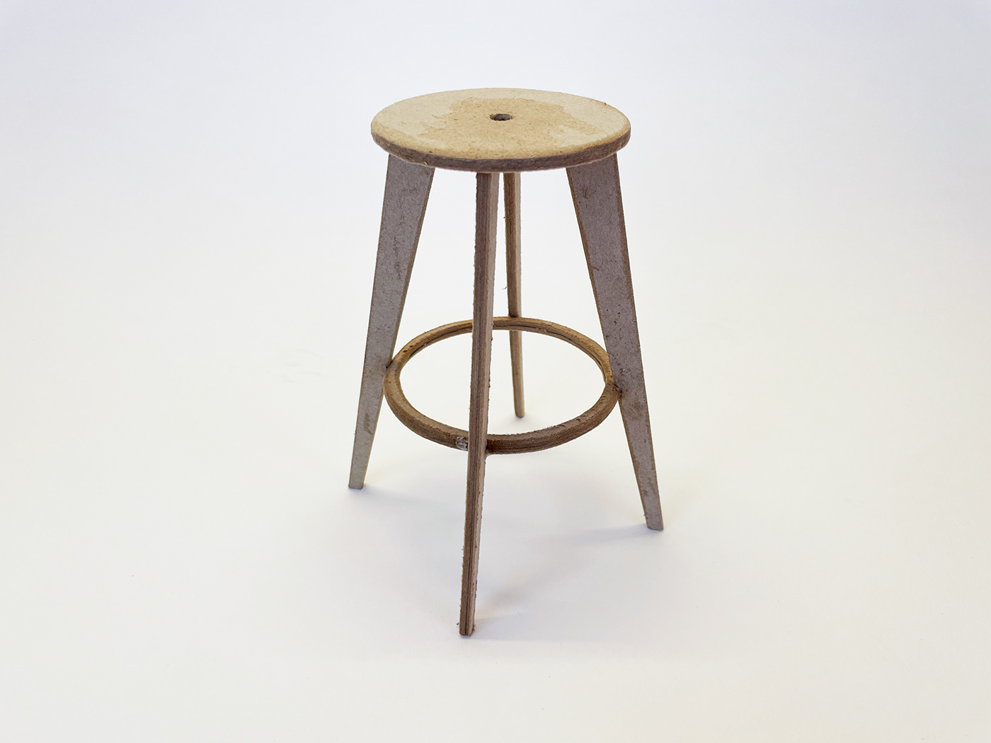 bar stool chair design furniture product scale model Vitra