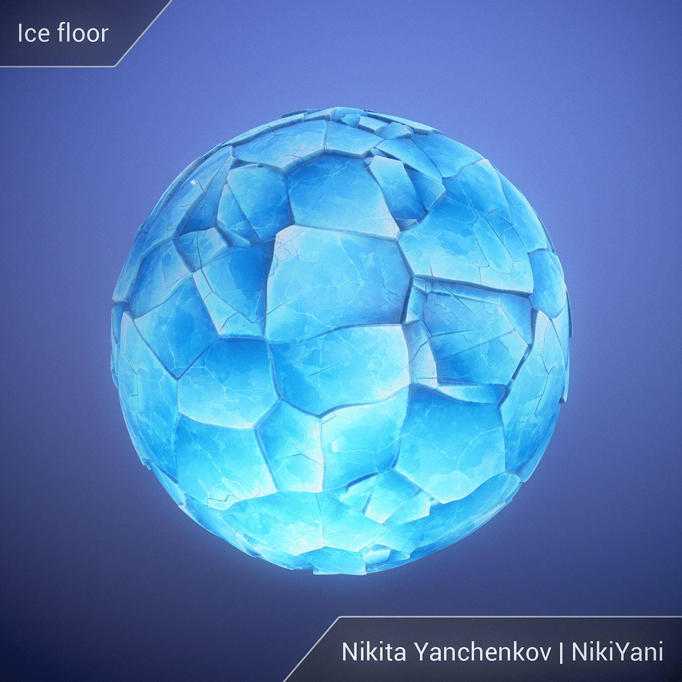 FLOOR gamedev ice Marmoset material nikiyani substance textures