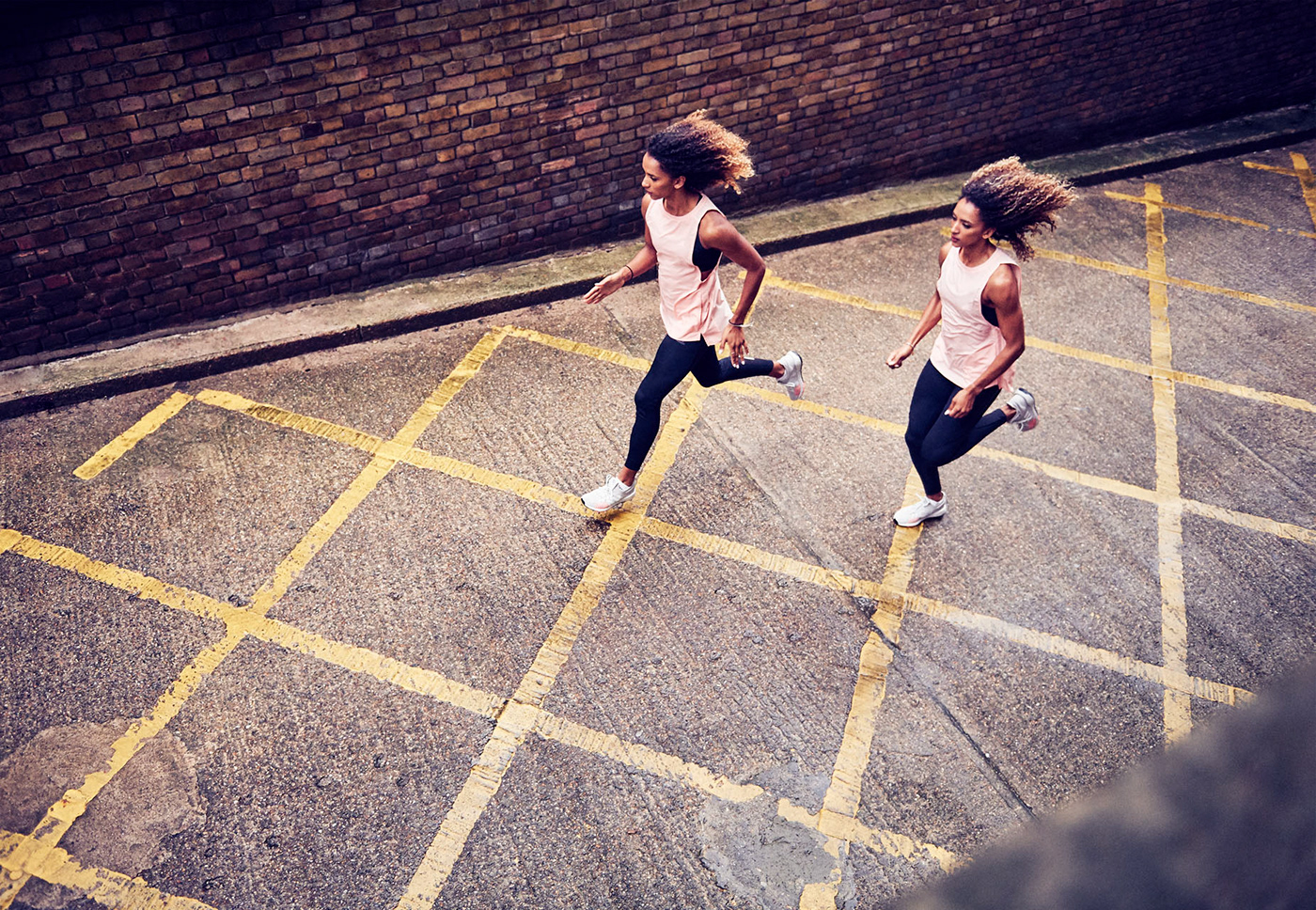 shamil tanna Photography  sports adidas running athlete Twins women streets London