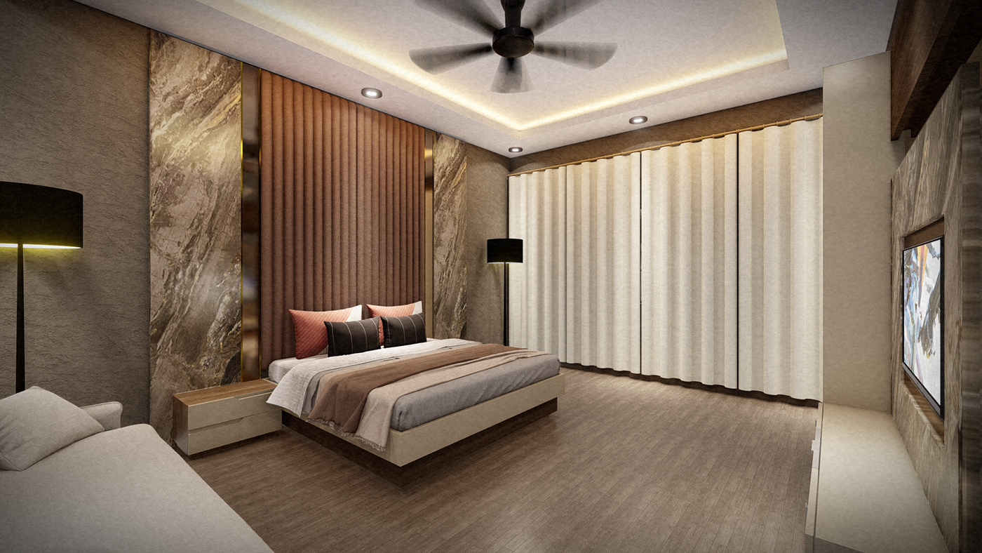 indoor interior design  visualization furniture Render 3D product design  modern Pool Landscape