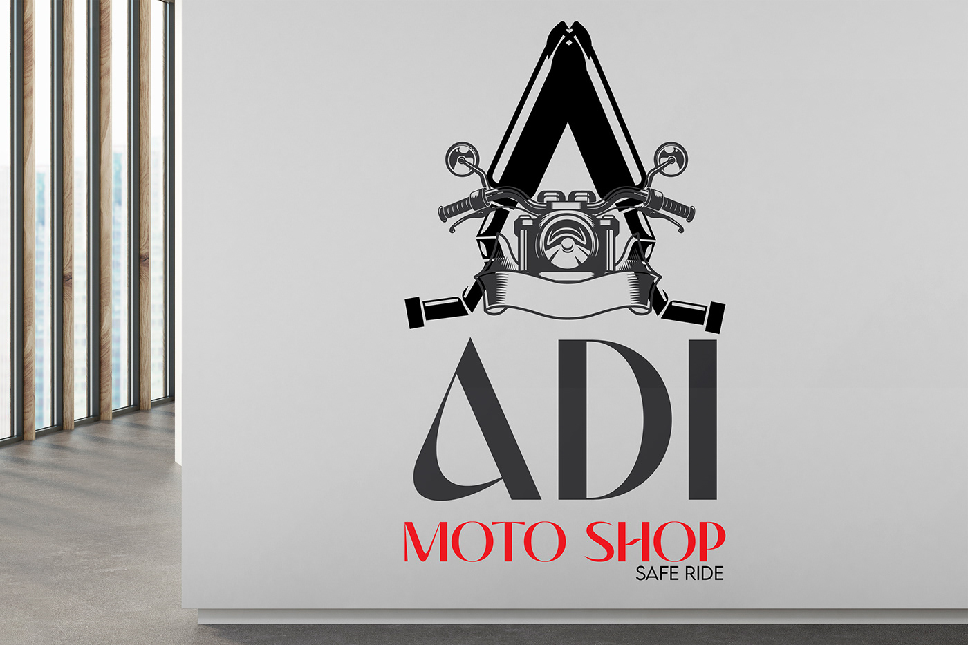 text Graphic Designer typography   Motor Bike branding  Logo Design brand identity adobe illustrator design