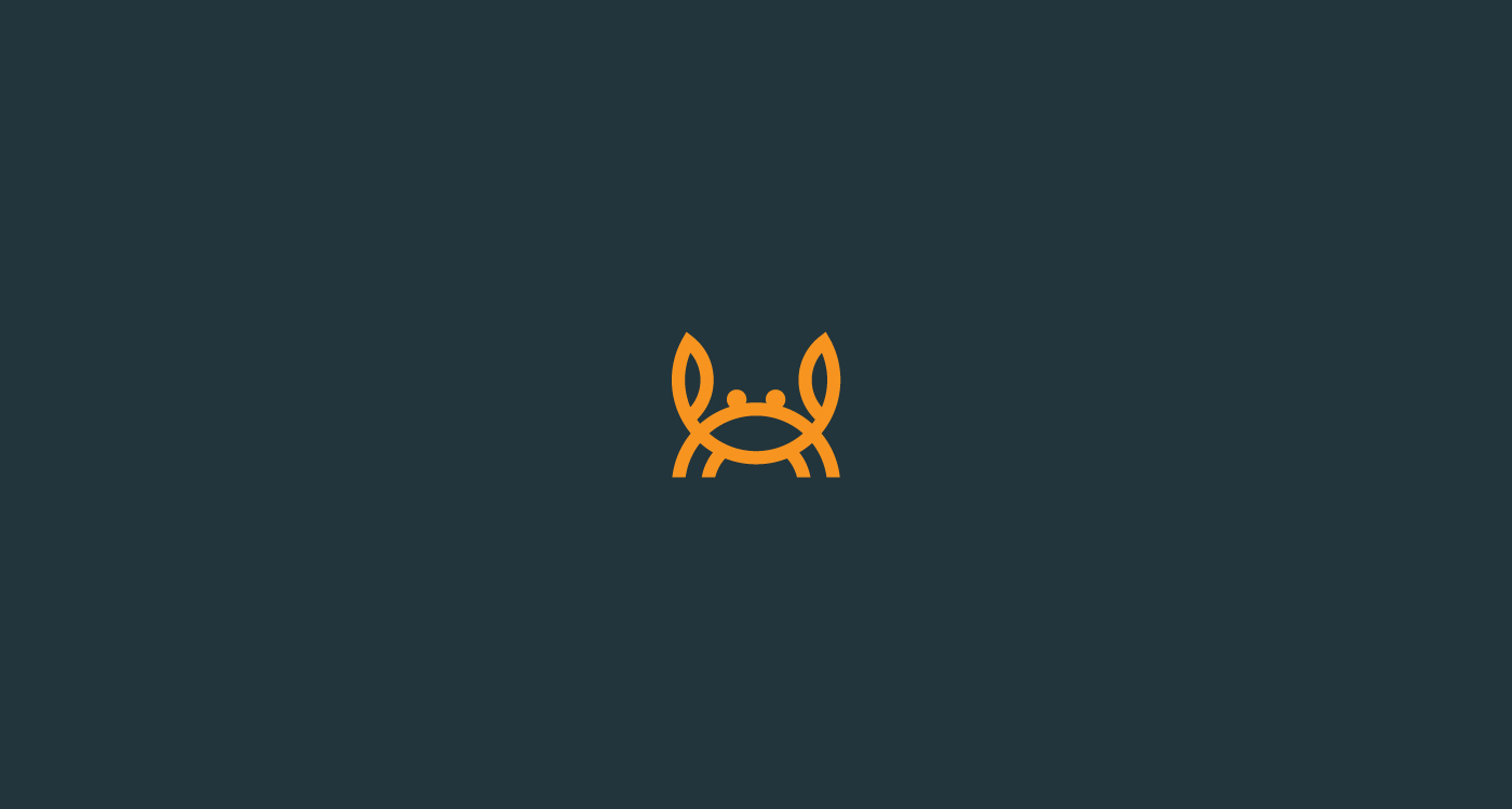 bird crab eagle monogram cow Logo Design mark symbol logo for sale portfolio