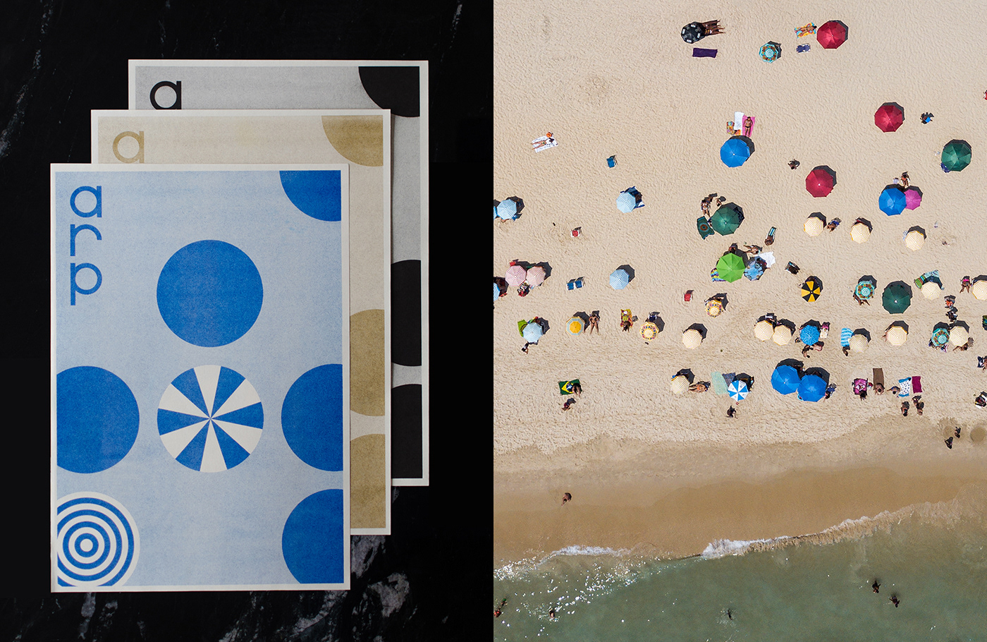 arpoador beach branding  restaurant Rio de Janeiro Umbrella