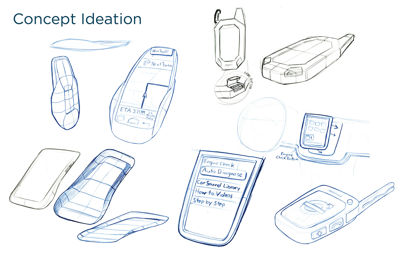 Volvo phone industrial design  product cell phone communication device brand focus