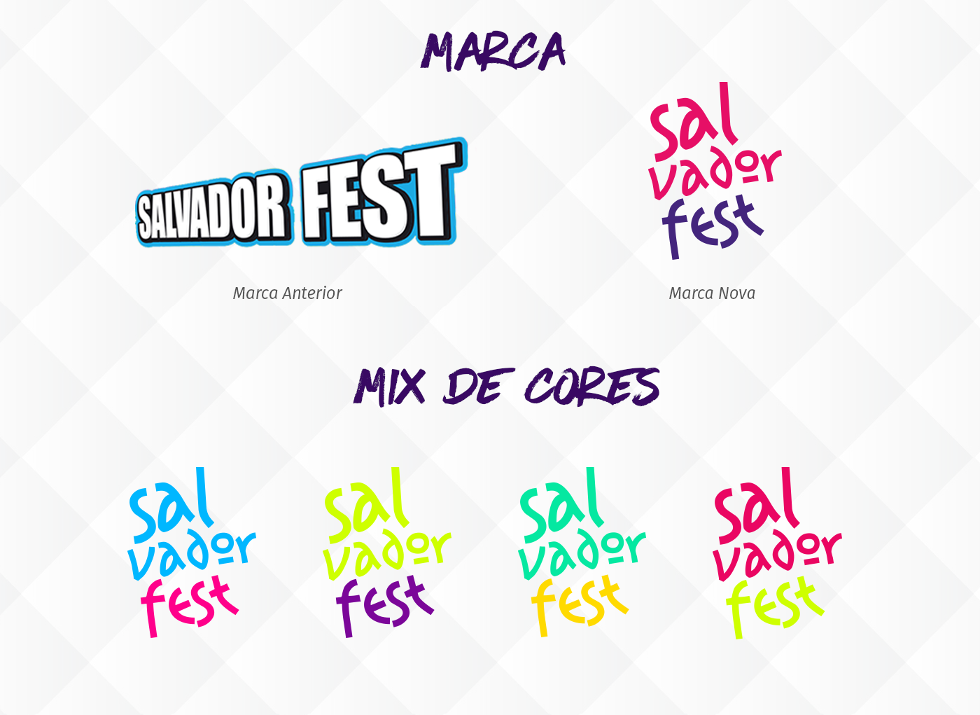 Salvador Fest marca branding evento festa maior colorida mundo cores colorido bahia