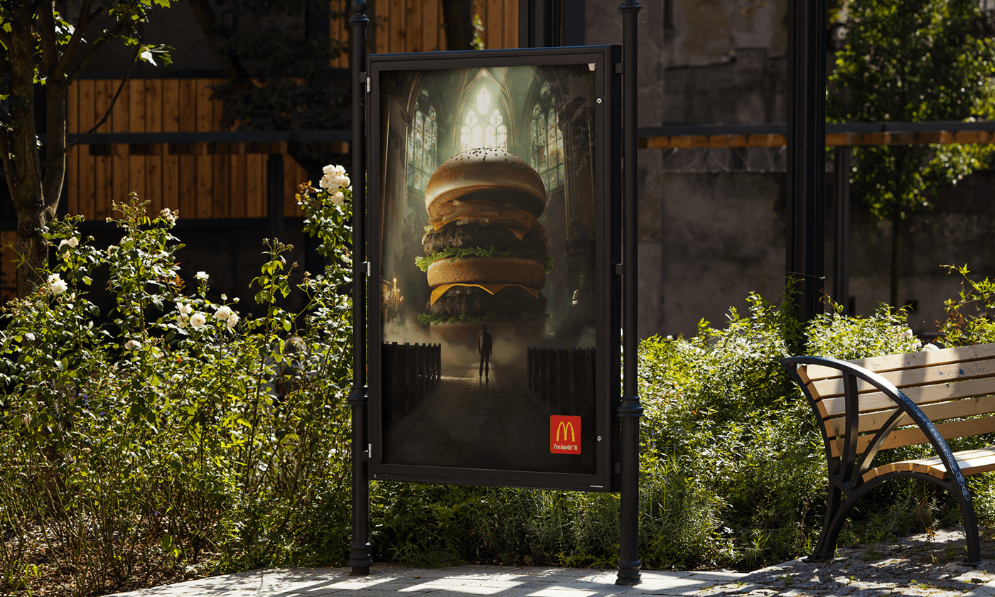 McDonalds Advertising  Social media post poster Coca Cola french fries Fast food restaurant Food  menu