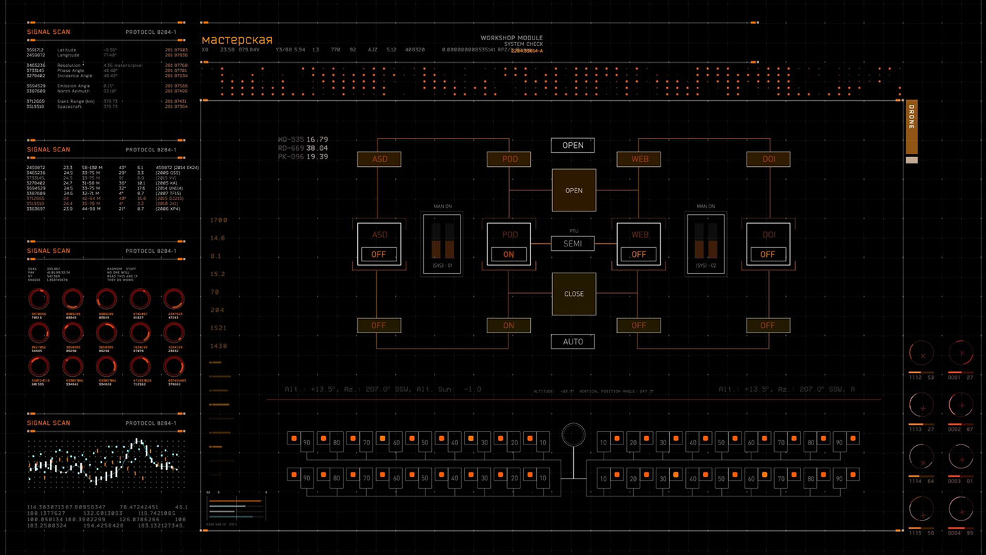 UI Film   tv screen graphics FUI Fictional Interfaces user interface film ui