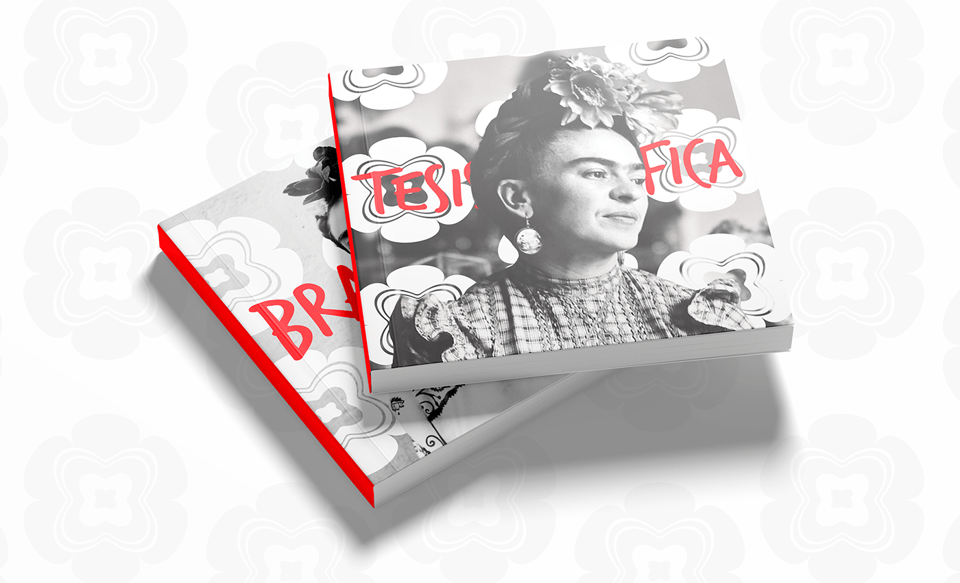 Frida Kahlo mexico diseño gráfico Manual de Marca brandbook Logotipo Illustrator editorial photoshop InDesign