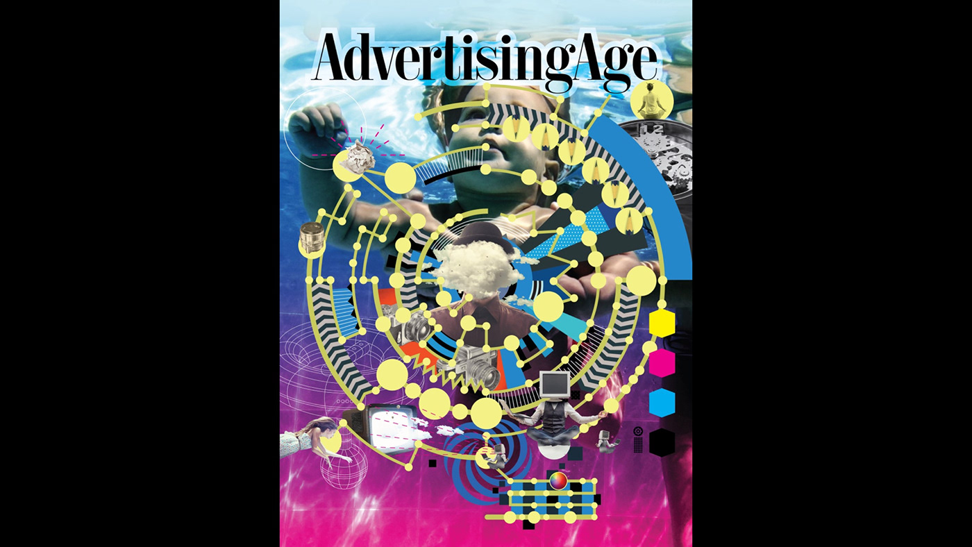 Advertising Age collage cover design design ILLUSTRATION  magazine