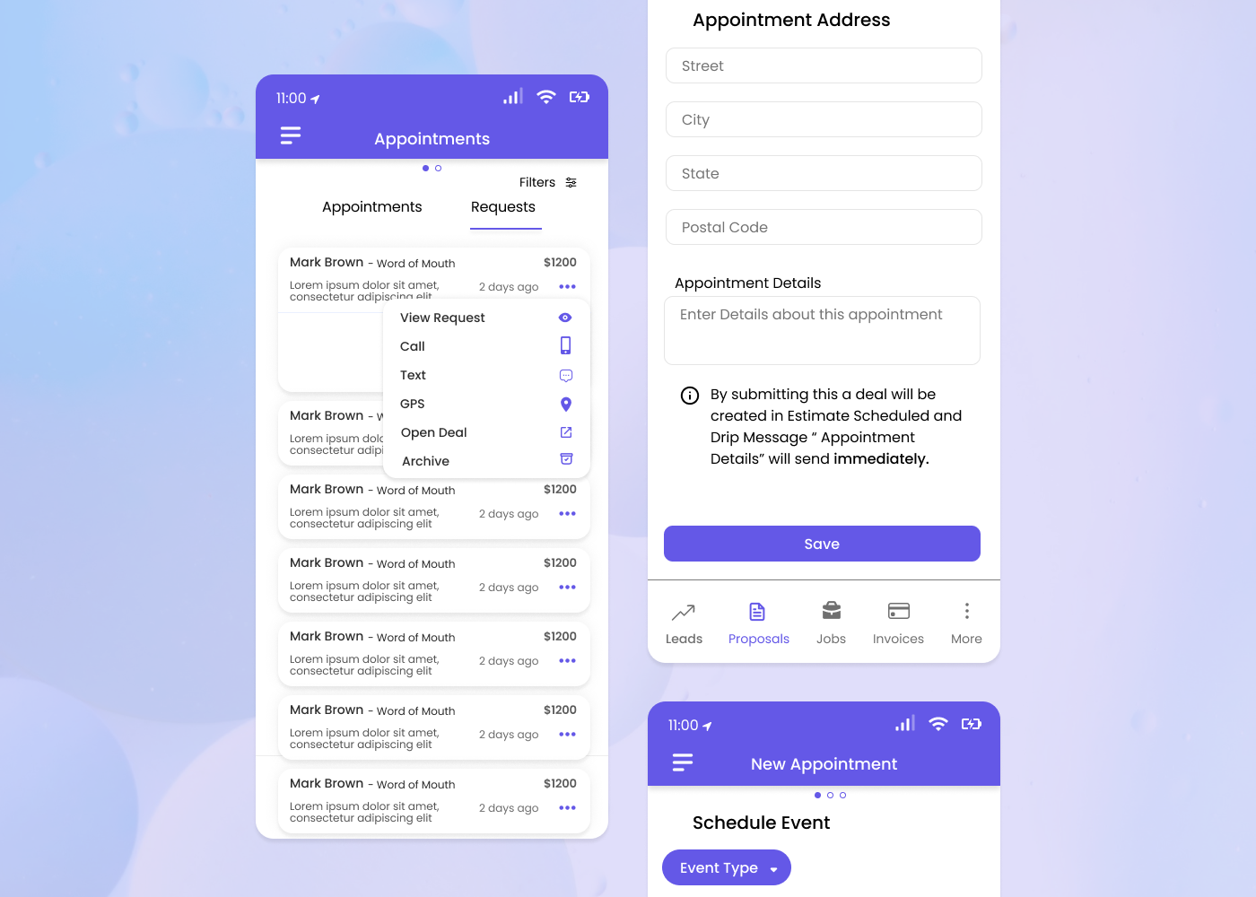 UI/UX job portal Figma ui design Mobile app