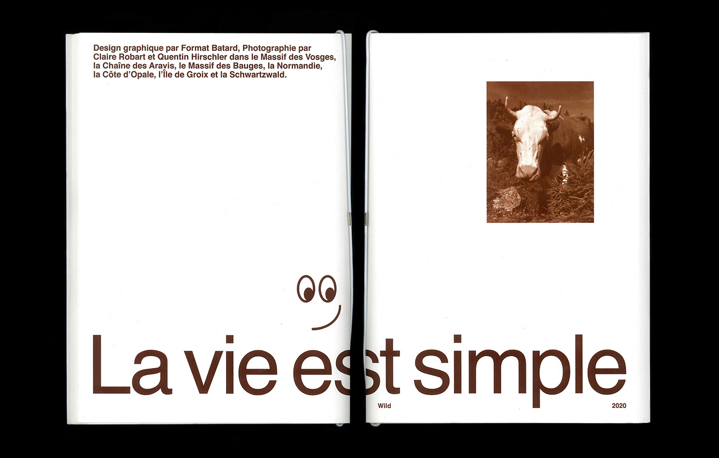book design graphique edition editorial helvetica Nature Photography  print swiss wild