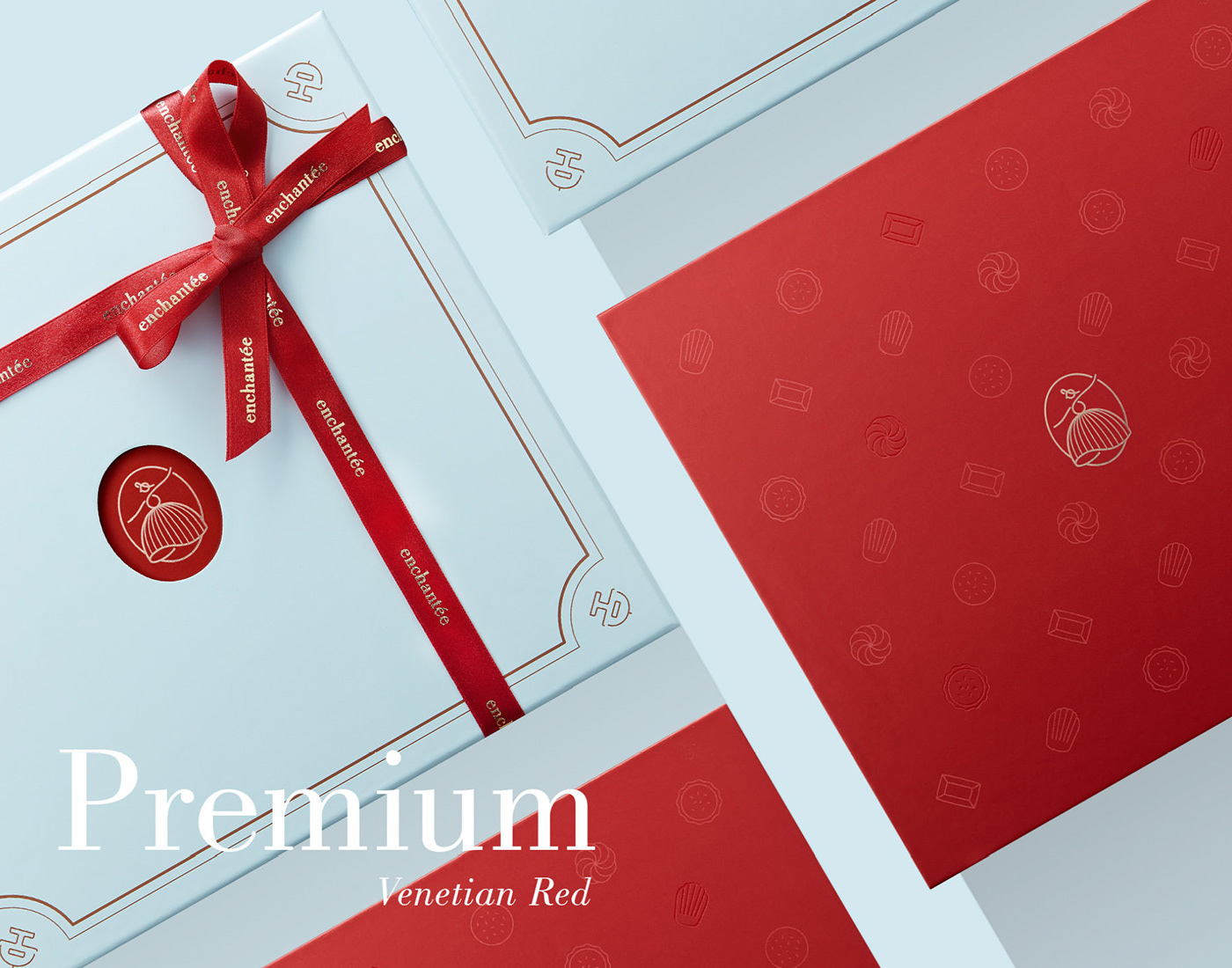 wedding Packaging Website gift box red Lady romantic happiness branding 