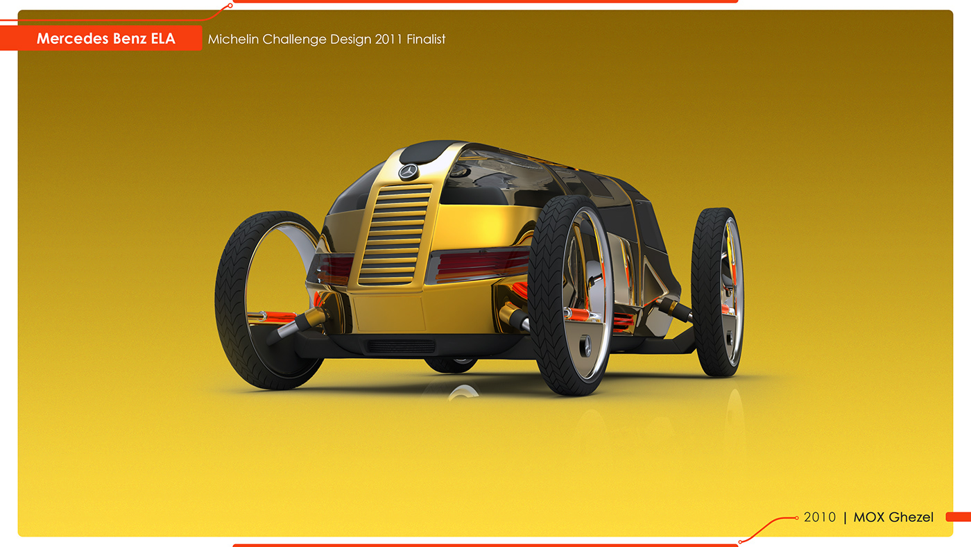 3D car transportation michellin mcd car design Transportation Design 3d design industrial design  michelin challenge design