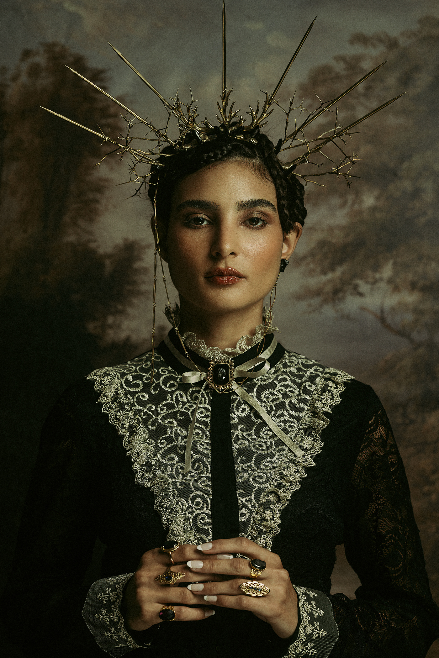 art direction  AvanteGarde beauty retouch Canon Photography Editorial Hair editorial makeup fashion editorial fine art photography Rococo inspired styling 