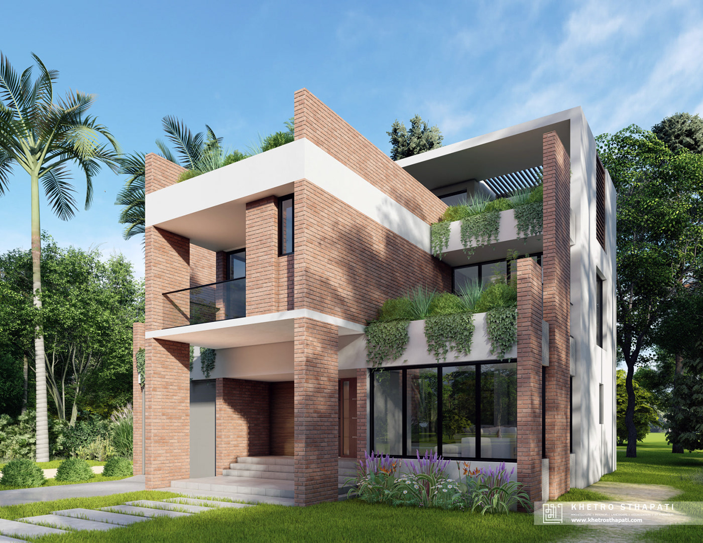 3ds max architecture exterior realestate Render Residential Design visualization