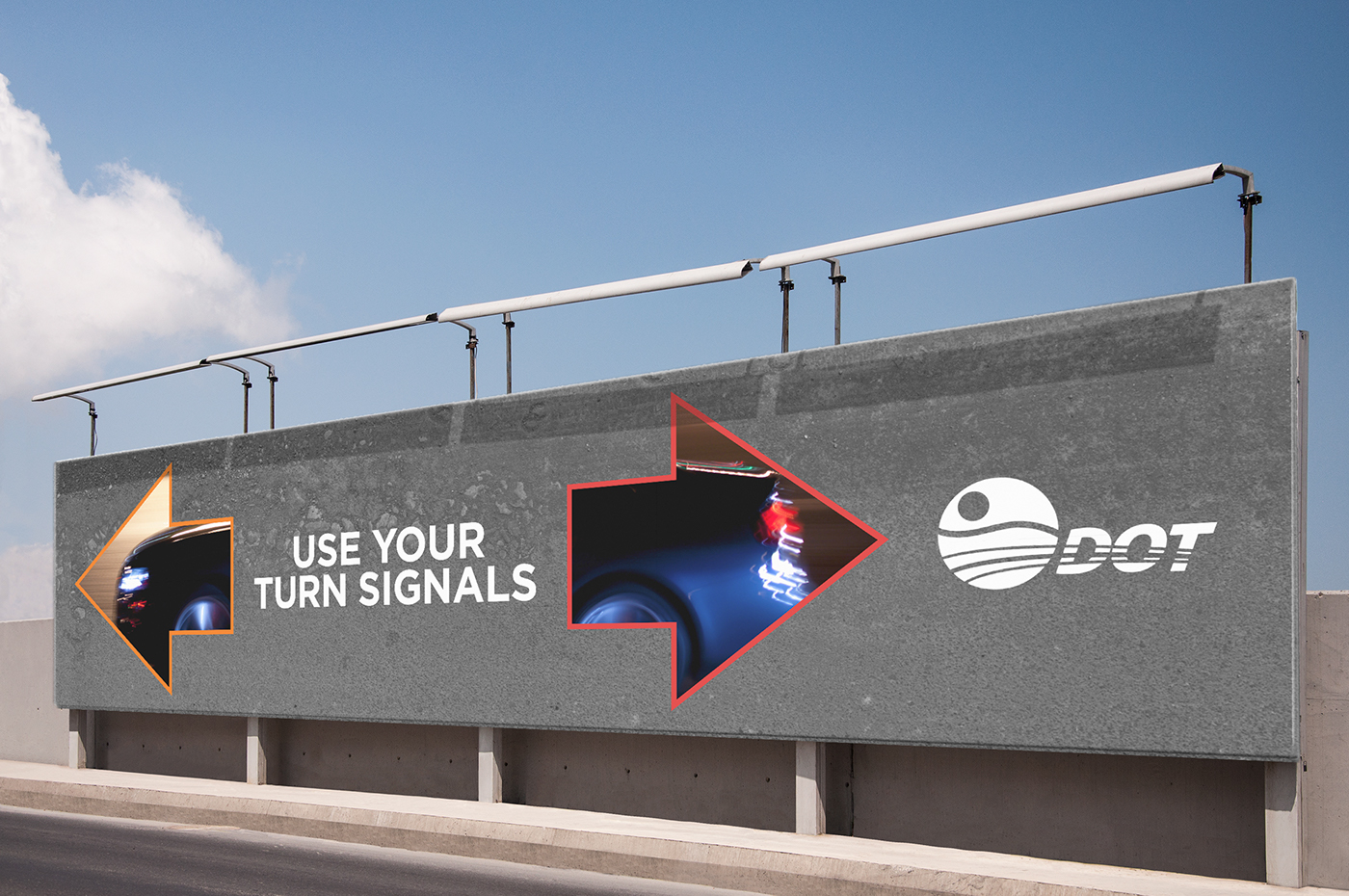 Adobe Portfolio Cars turn signals campaign carro direcciones Campaña change one thing