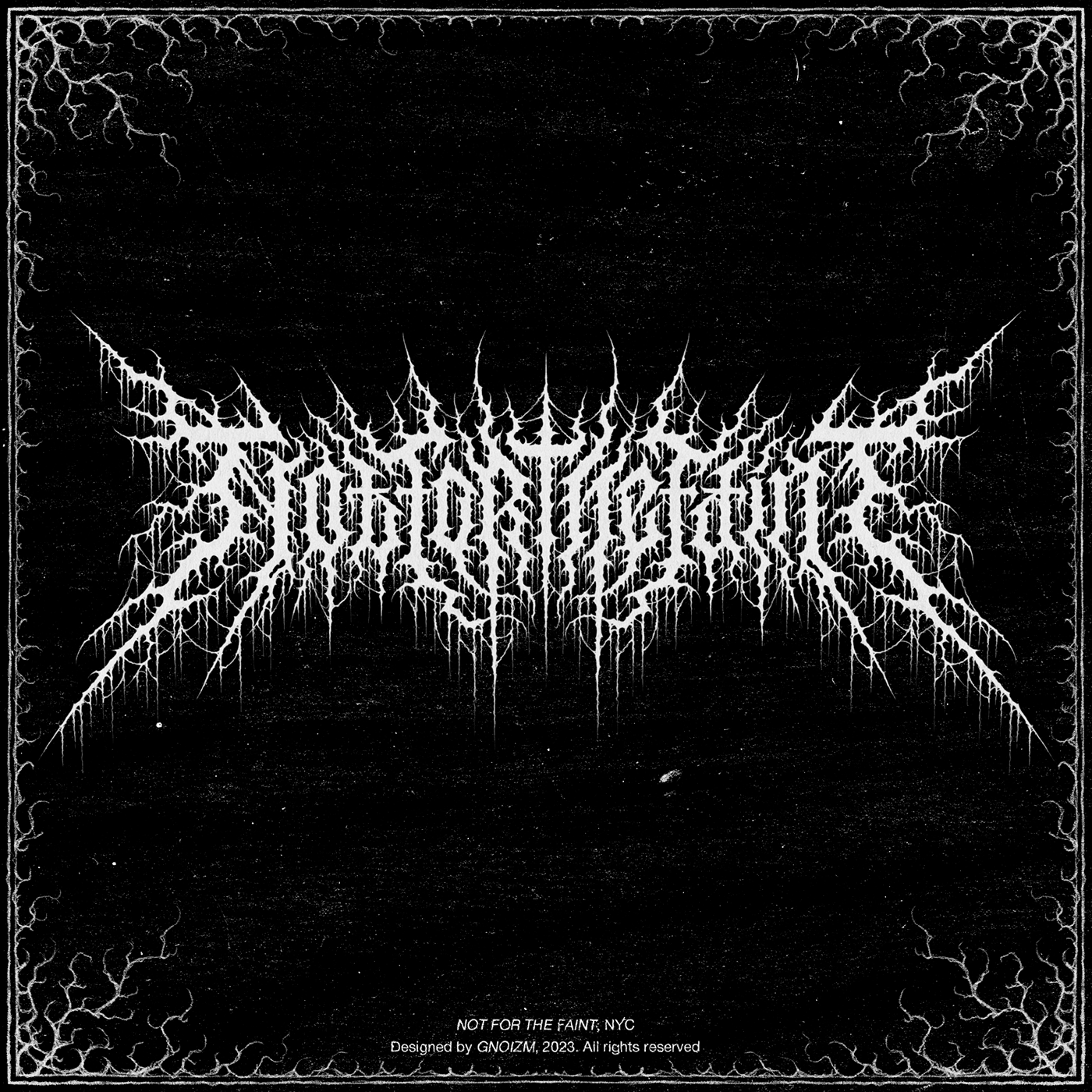 black metal Blackletter Calligraphy   dark art gothic lettering Logo Design logofolio Logotype metal logo