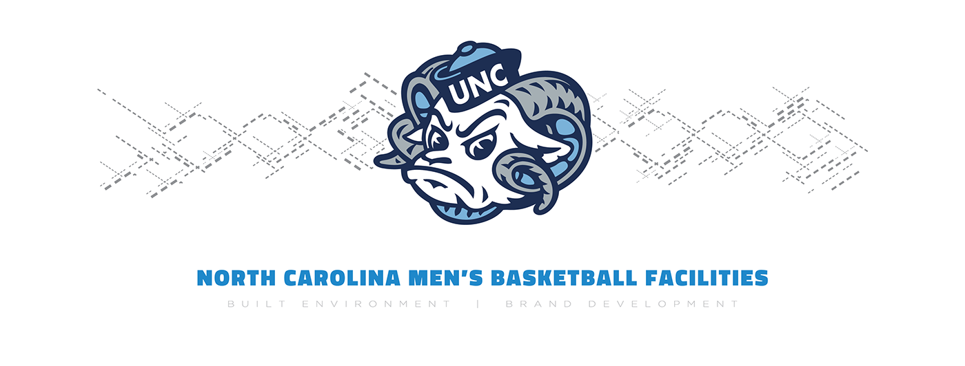 north carolina Advent basketball environmental branding graphics athletics