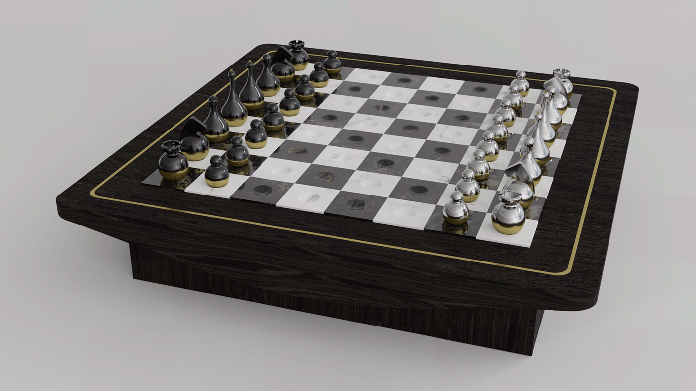 brass chess chessboard cnc lathe turning