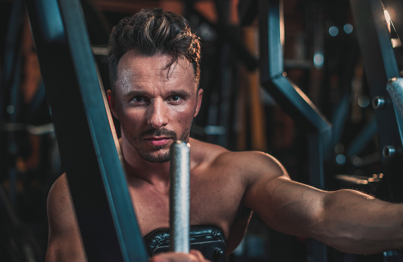 BodyBuilding sports qczaj portrait body muscles fitness photoshoot gym Photography 