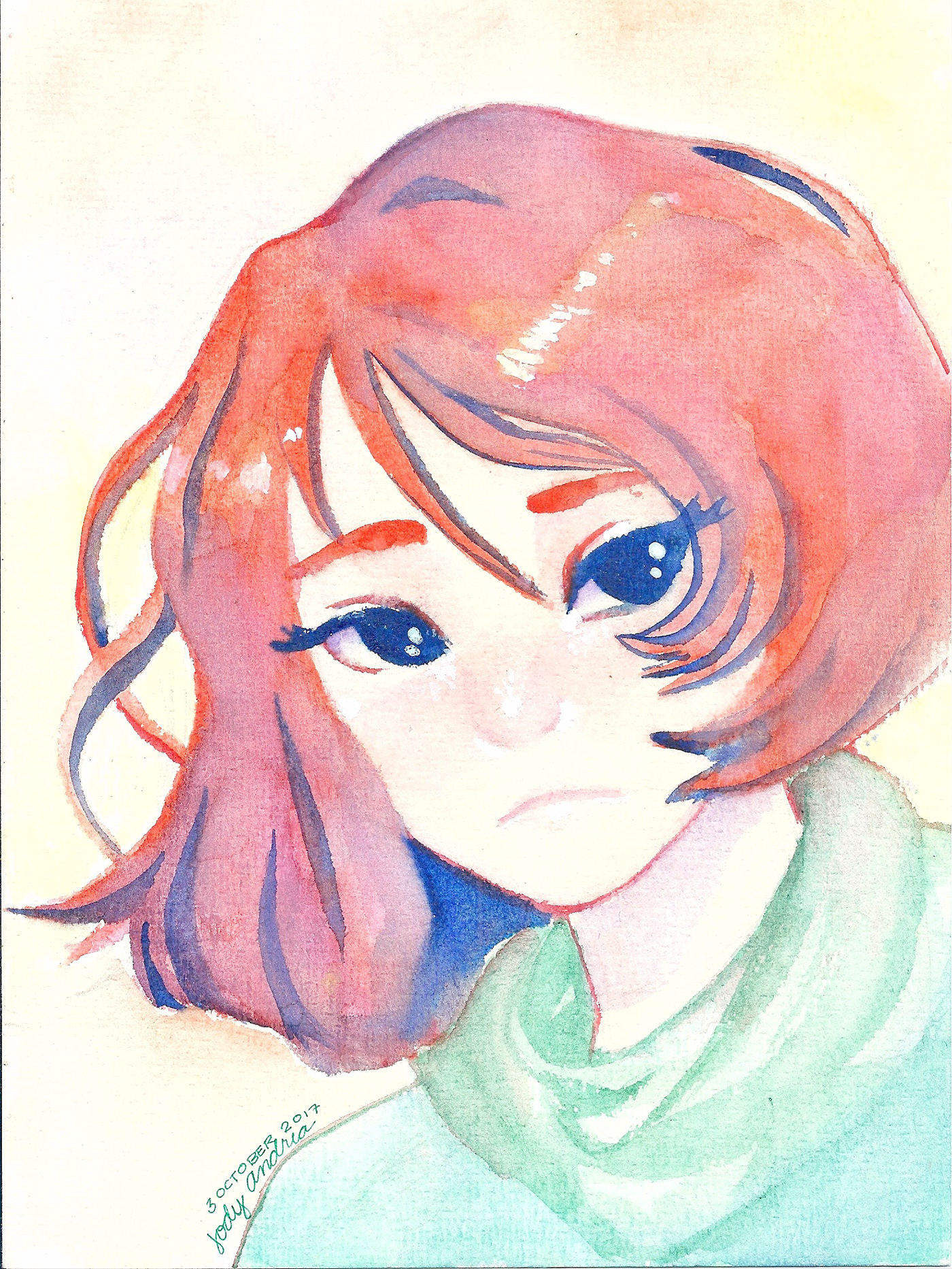 portrait watercolor