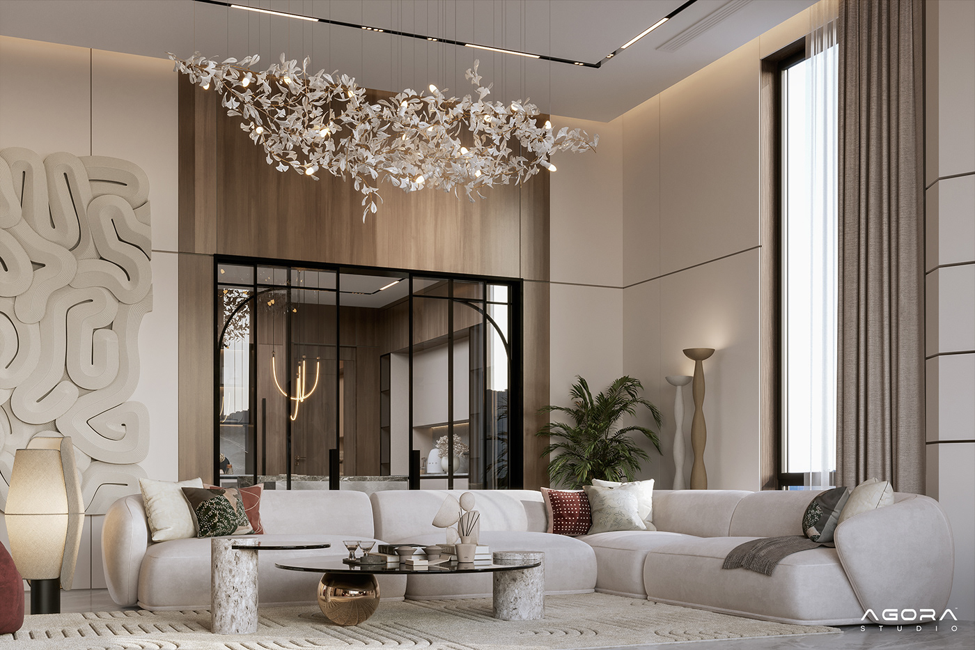 interior design  Render visualization 3ds max corona archviz 3D vray SketchUP living room