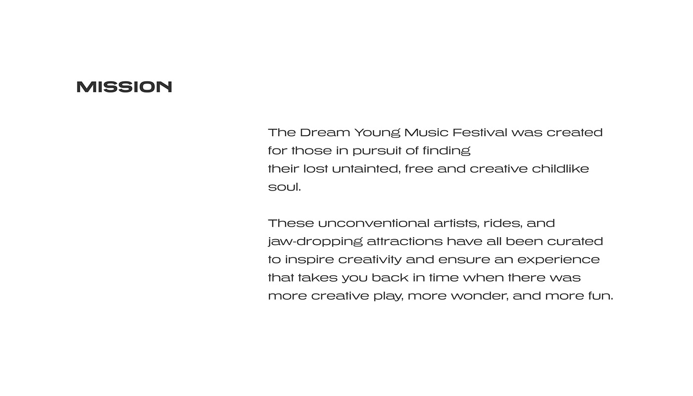 branding  dream dream young music Music Festival