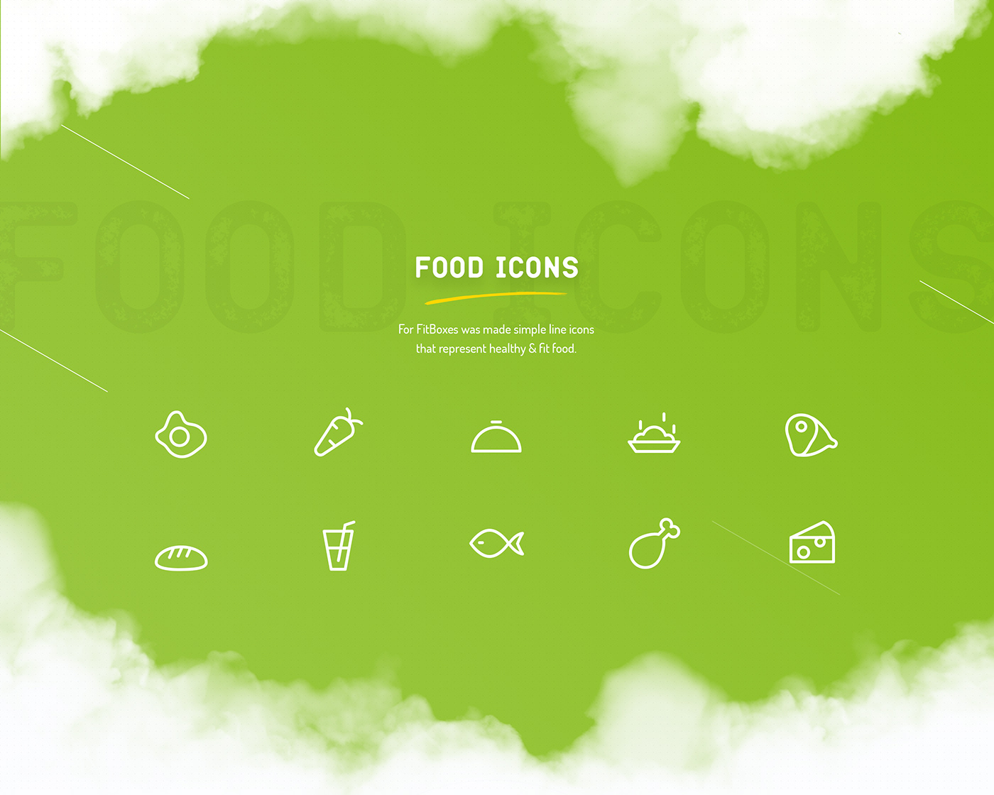 design Web fitness Food  lime Webdesign healthy ux clean green