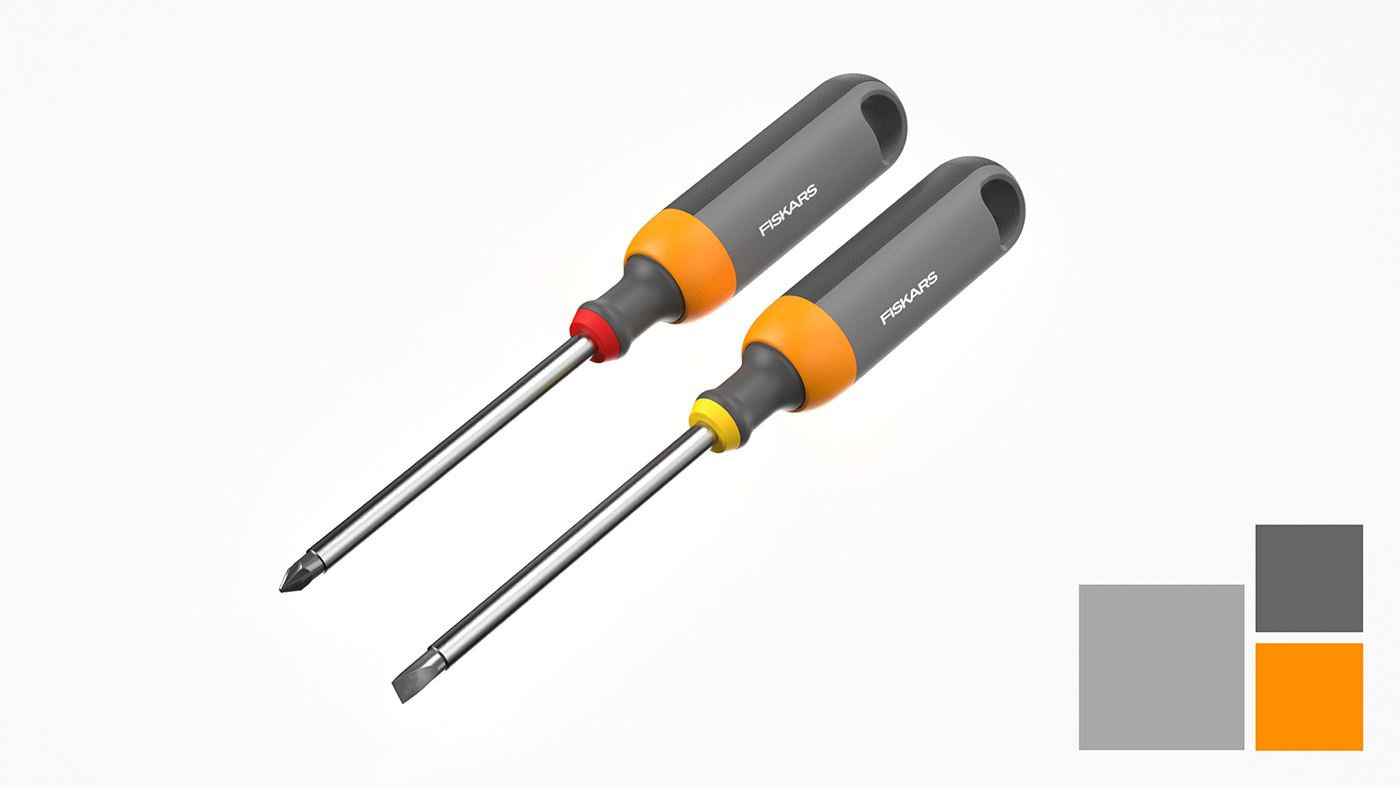 Bosch Fiskar industrial design  portfolio product design  screwdriver Side project