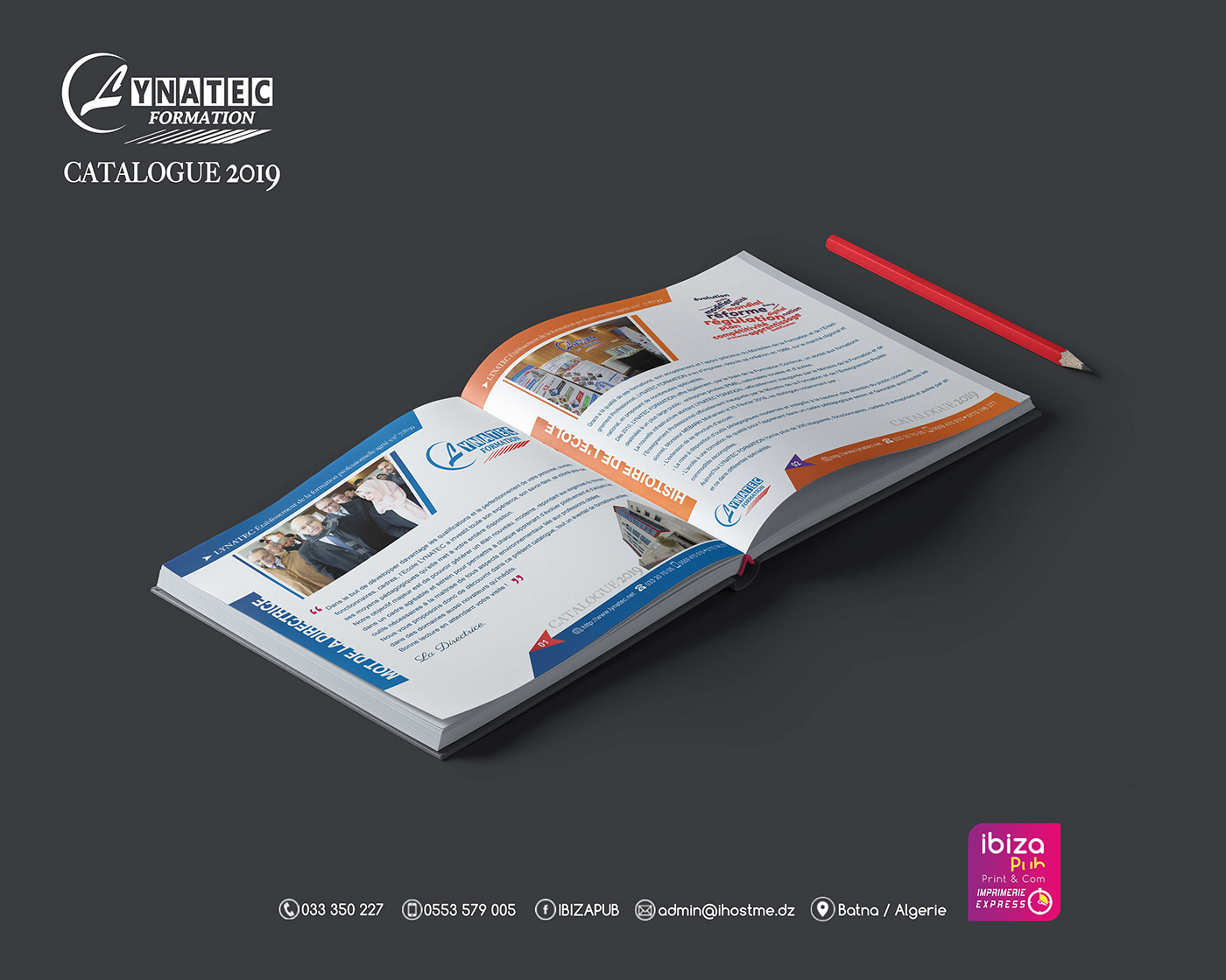 brochure Catalogue corporate faculty formation impression modern print school University