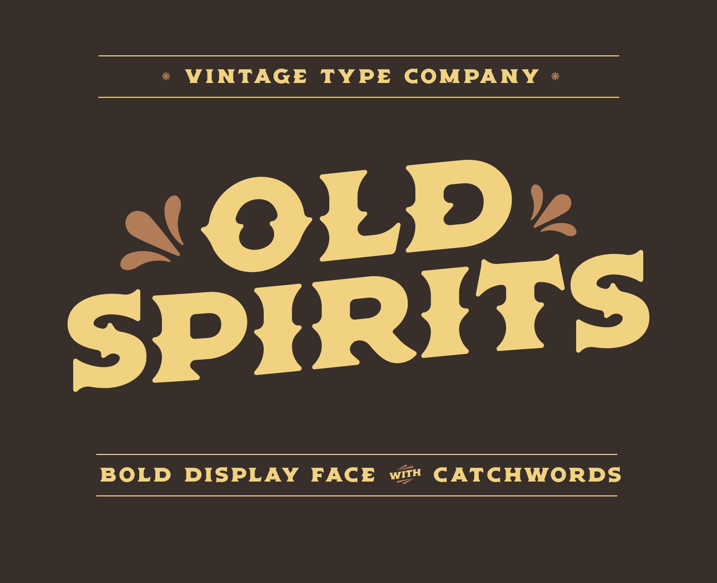 bold Display font fonts americana inked rough old Spirits liquor