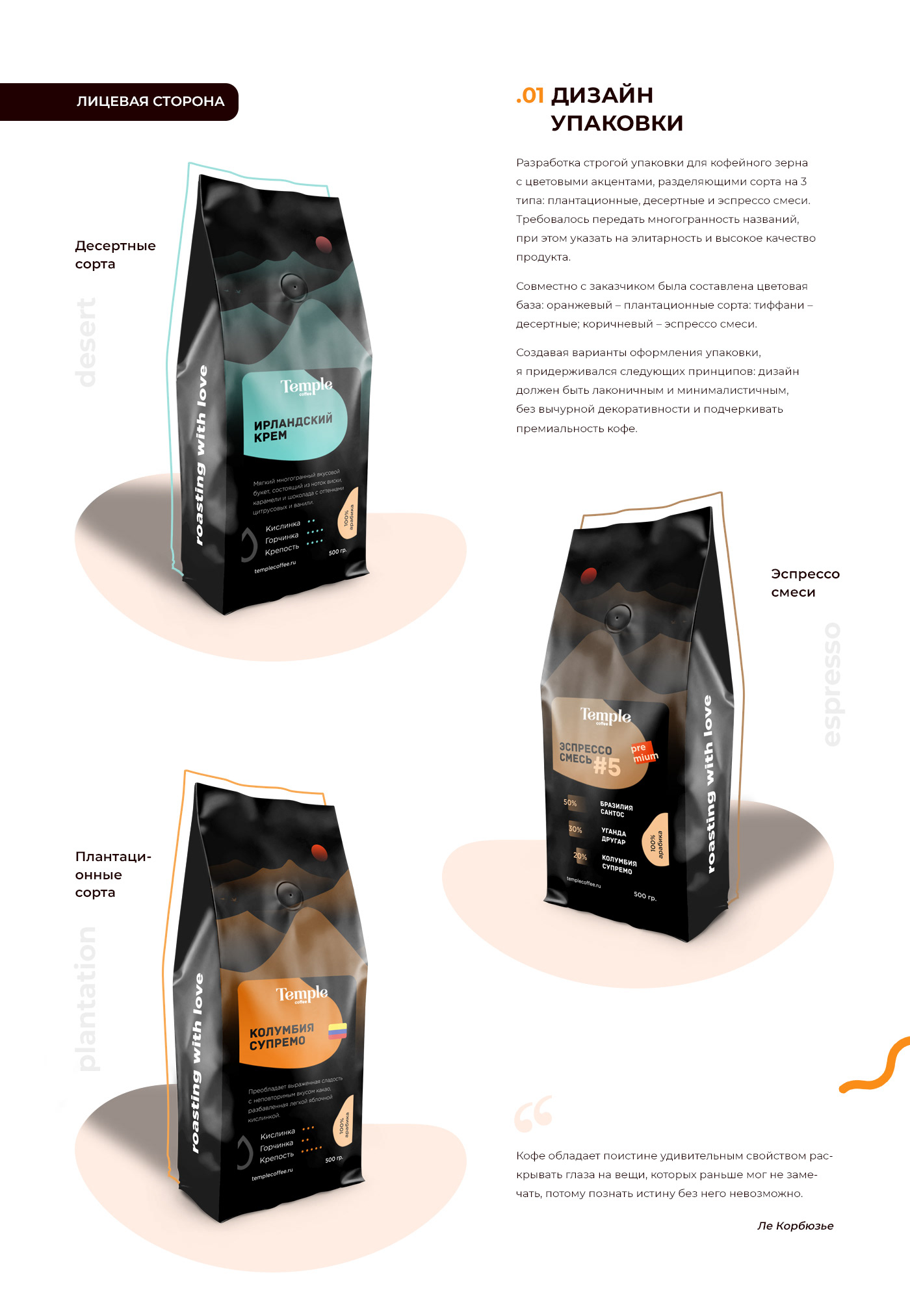 branding  Coffee packing UI ux web site