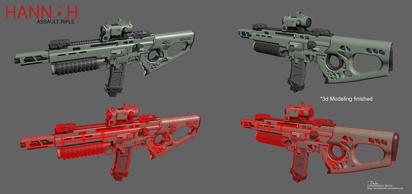 weapon design design Weapon firearms design Firearms Gun rifle concept art concept design Weapon Concept Art