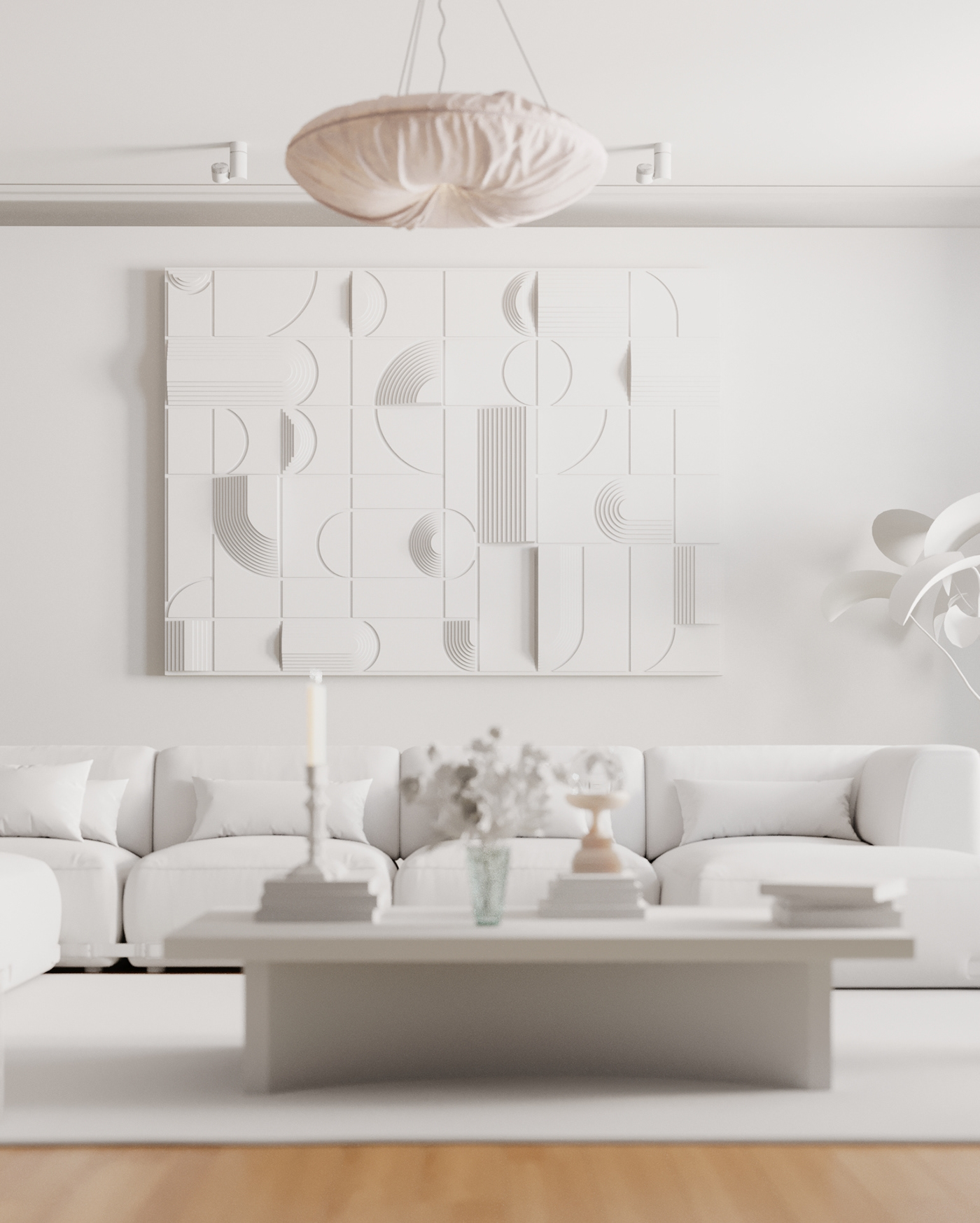 3ds max architecture clean identity interior design  minimal modern professional Render visualization
