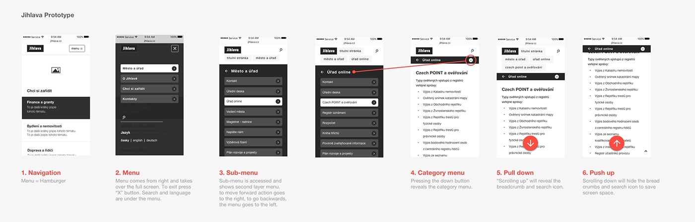 Web Design  municipality city redesign