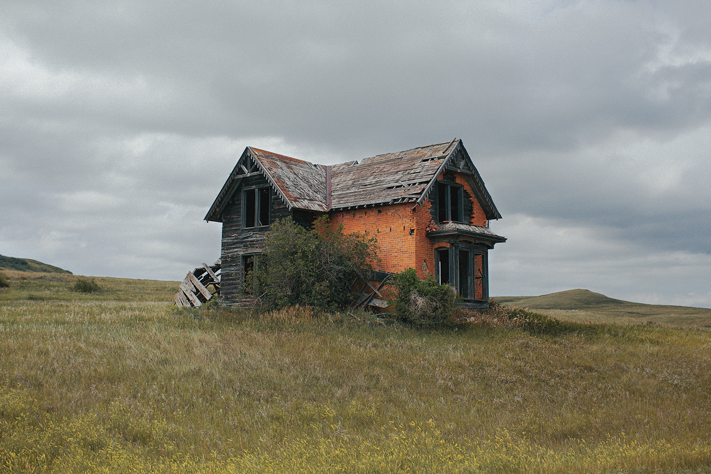 abandoned Landscape Photography  Travel building